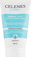 Fragrances, Perfumes, Cosmetics Cleansing Thermal Peeling-Scrub-Mask 3-in-1 - Celenes Thermal 3in1 Cleanse-Scrub-Mask