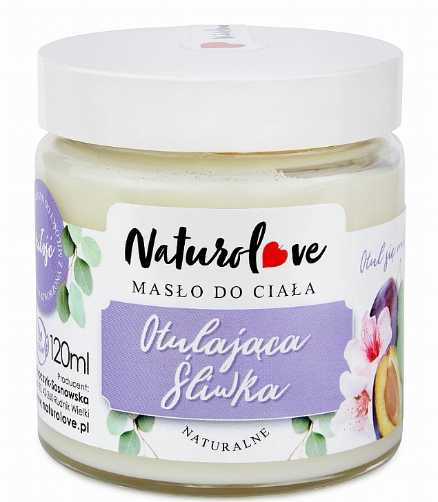 Natural Body Butter 'Plum' - Naturolove Plum Body Butter — photo N2