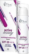 Fragrances, Perfumes, Cosmetics Mattifying and Moisturizing Face Cream - Ava Laboratorium Active Beauty Mattifying & Moisturizing Cream SPF 25