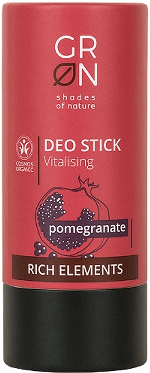 Deodorant Stick "Pomegranate" - GRN Rich Elements Pomegranate Deo Stick — photo N1