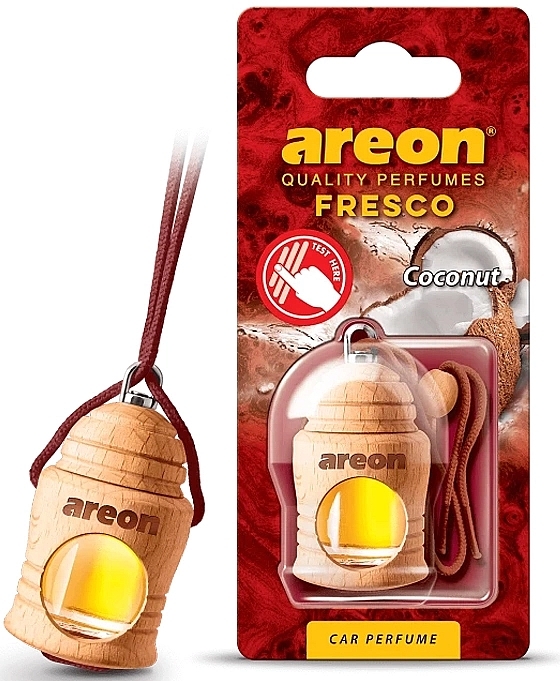 Coconut Car Air Freshener - Areon Fresco Coconut — photo N1