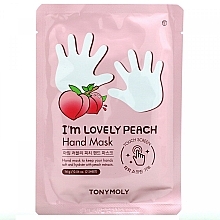 Fragrances, Perfumes, Cosmetics Hand Mask - Tony Moly I'm Lovely Peach Hand Mask