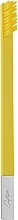 Soft Toothbrush, sunflower-yellow matte with silver matte cap - Apriori — photo N1