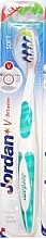 Fragrances, Perfumes, Cosmetics Toothbrush, soft, light blue - Jordan V-Between Toothbrush