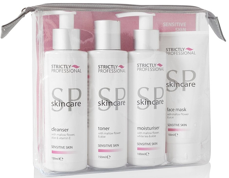 Sensitive Skin Set - Strictly Professional SP Skincare (cleanser/150ml + toner/150ml + moisturiser/100ml + mask/100ml) — photo N10