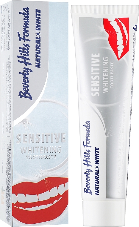 Whitening Toothpaste for Sensitive Teeth - Beverly Hills Formula Natural White Sensitive Whitening Toothpaste — photo N5