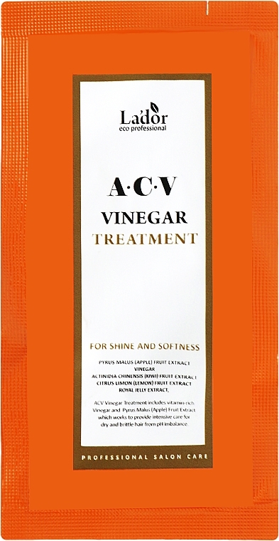 GIFT! Hair Mask with Apple Vinegar - La’dor ACV Vinegar Treatment (mini size) — photo N1