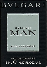 Fragrances, Perfumes, Cosmetics Bvlgari Man Black Cologne - Eau de Toilette (mini size)