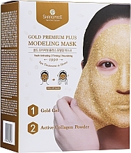 Fragrances, Perfumes, Cosmetics Facial Peel-Off Mask with Bowl - Shangpree Gold Premium Modeling Mask