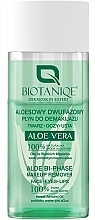 Fragrances, Perfumes, Cosmetics Biphase Eye Makeup Remover - Biotaniqe Aloe Vera Aloe Bi-Phase Makeup Remover