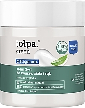 Fragrances, Perfumes, Cosmetics Moisturizing Face, Body & Hand Cream - Tolpa Green 3 In 1 Cream