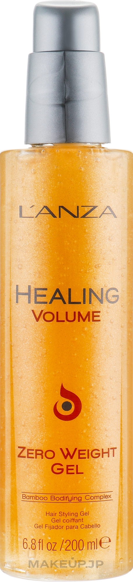 Zero Weight Gel with Gold Particles - Lanza Healing Volume Zero Weight Gel — photo 200 ml