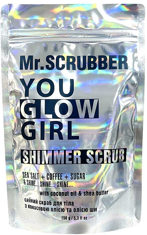 Body Scrub - Mr.Scrubber You Glow Girl Shimmer Scrub — photo N3