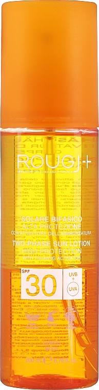 2-Phase Sun Lotion SPF 30 - Rougj+ Two-Phase Sun Lotion High Protection With Tanning Activator SPF 30 — photo N2