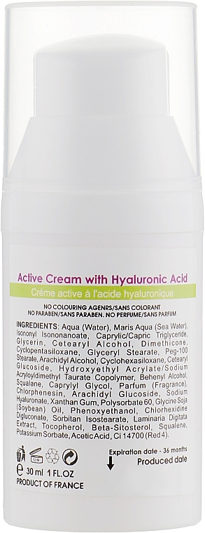 Aktywny krem ??z kwasem hialuronowym - Biotonale Hyaluronic Acid Active Cream — photo N2