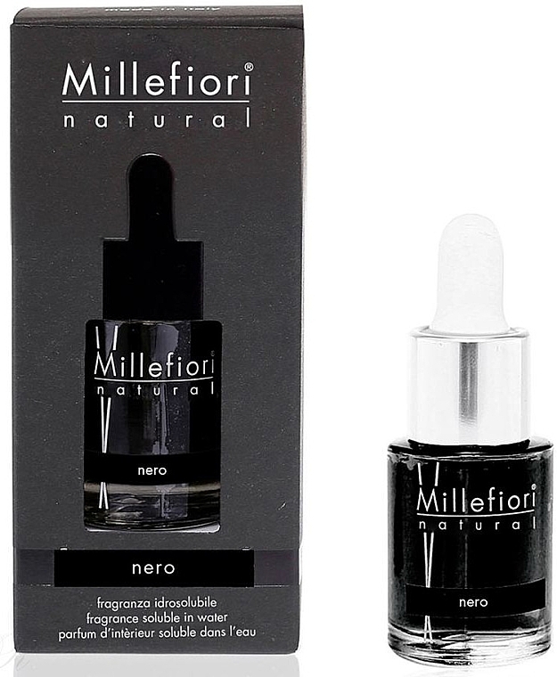 Aroma Lamp Concentrate - Millefiori Milano Natural Fragrance Hydrosoluble Nero — photo N1