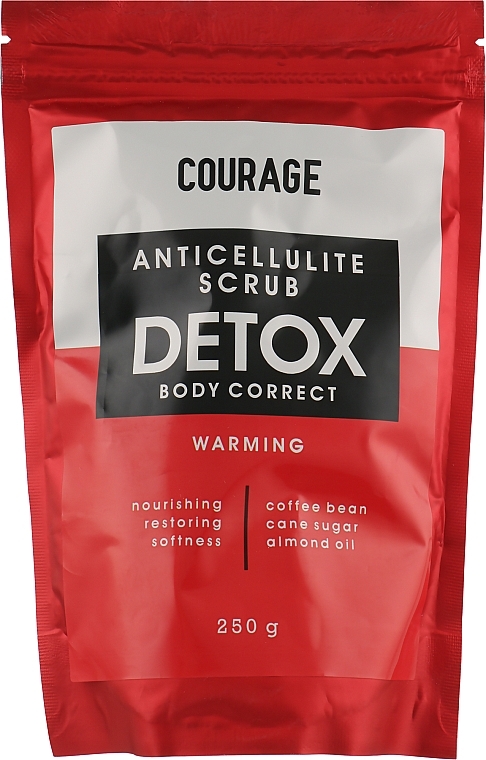 Anti-Cellulite Body Scrub - Courage Anticellulite Scrub Detox Body Correct — photo N1