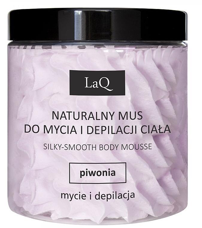 Peony Depilation Mousse - LaQ Silky-Smooth Body Mousse — photo N1