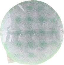 Rounde Shower Sponge, green-white - Cari — photo N2