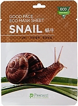 Fragrances, Perfumes, Cosmetics Snail Mucin Face Mask - Amicell Pascucci Good Face Eco Mask Sheet Snail