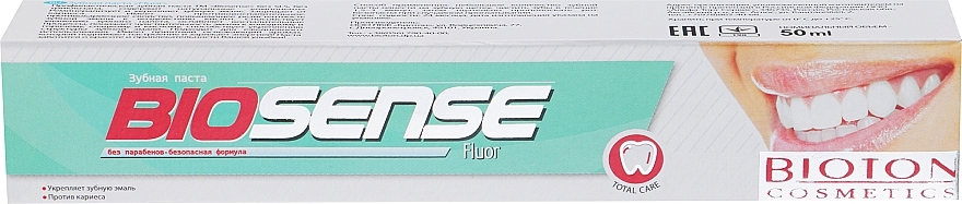 Fluor Toothpaste - Bioton Cosmetics Biosense Fluor — photo N3