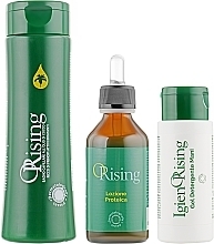 Moisturizing Set with Coconut Oil - Orising Hair Care (shmp/250ml + lotion/100ml + sanitizer/100ml) — photo N1