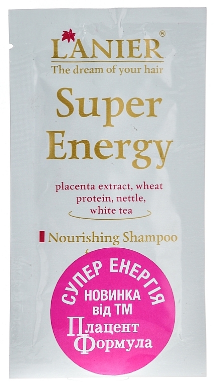 Shampoo 'Super Energy' for Weakened and Dull Hair - Placen Formula Lanier Super Energy Shampoo — photo N13