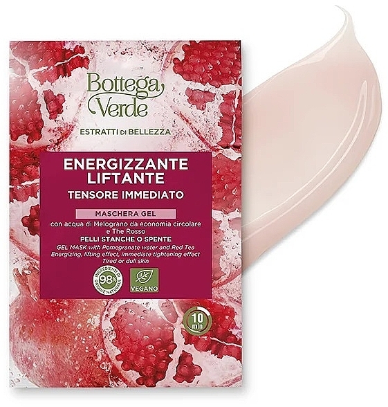 Pomegranate Water & Red Tea Gel Mask - Bottega Verde Beauty Extracts Pomegranate Water & Red Tea Gel Mask — photo N1