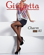 Fragrances, Perfumes, Cosmetics Tights "Charm" 40 Den, cappuccino - Giulietta