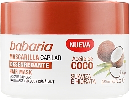 Fragrances, Perfumes, Cosmetics Coconut Oil Hair Mask - Babaria Hair Mark Coconut Oil