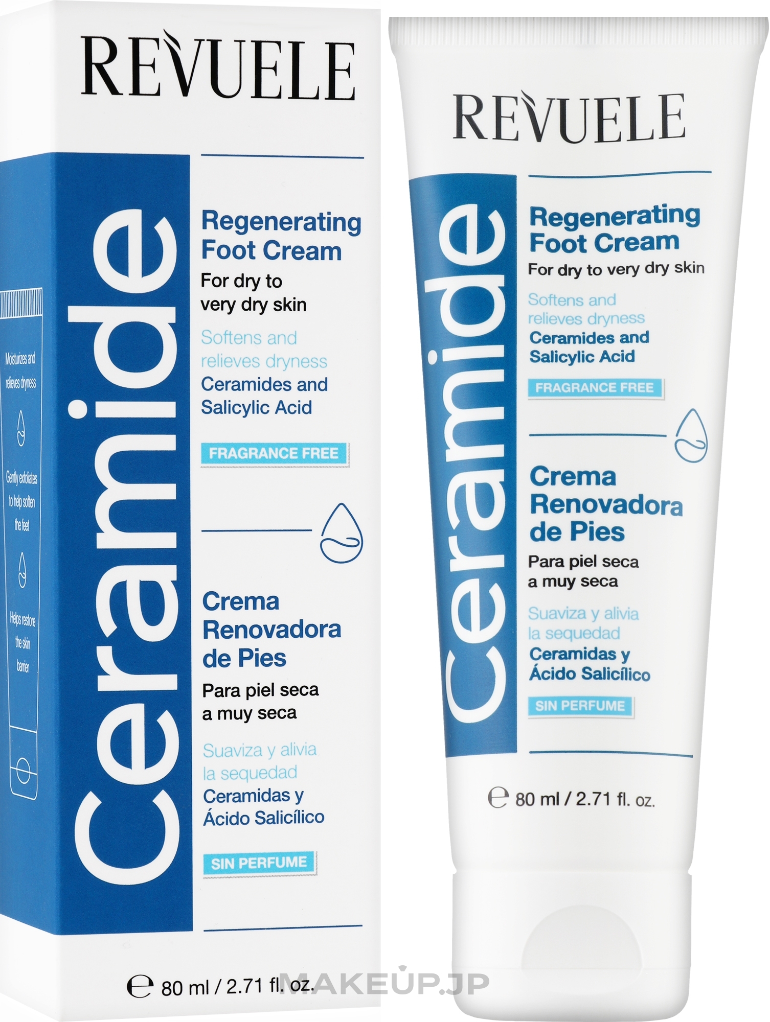 Regenerating Foot Cream - Revuele Ceramide Regenerating Foot Cream — photo 80 ml