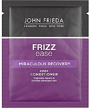 Fragrances, Perfumes, Cosmetics Intensive Care Mask for Frizzy Hair - John Frieda Frizz-Ease Miraculous Recovery Deep Conditioner (sachet)