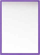 Compact Square Mirror, purple frame - Donegal Mirror — photo N1