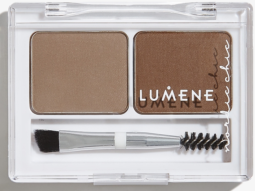 Brow Powder Palette - Lumene Nordic Chic Extra Stay Eyebrow Palette — photo N1