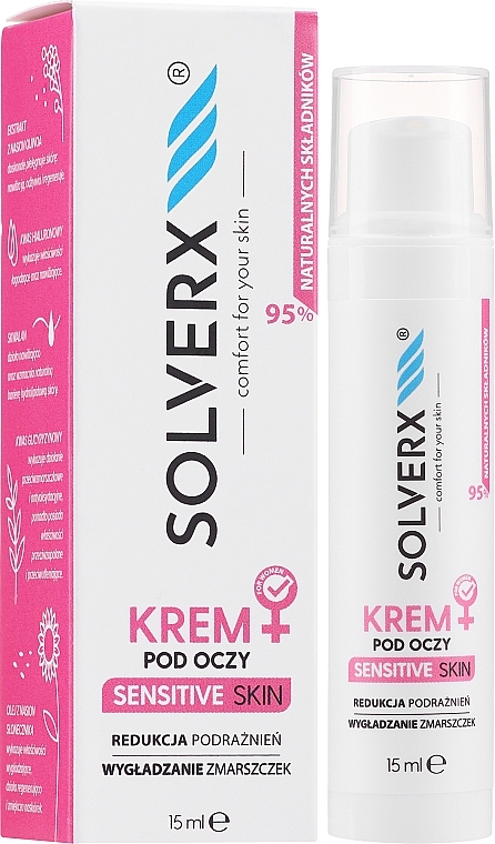 Eye Cream - Solverx Sensitive Skin Eye Cream — photo N2