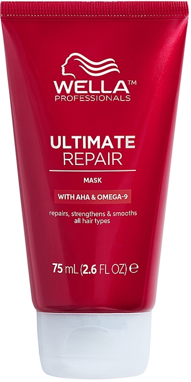 All Hair Types Cream Mask - Wella Professionals Ultimate Repair Mask With AHA & Omega-9 — photo N1