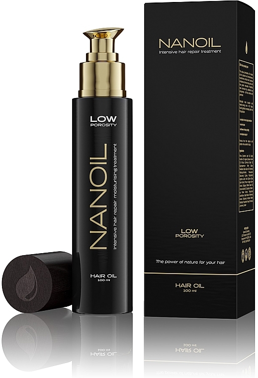 Low Porosity Hair Oil - Nanoil Hair Oil Low Porosity — photo N5