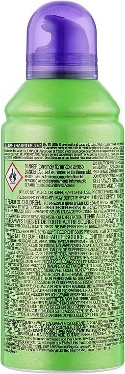 Strong Hold Hair Mousse - Tigi Bed Head Foxy Curls Mousse — photo N2