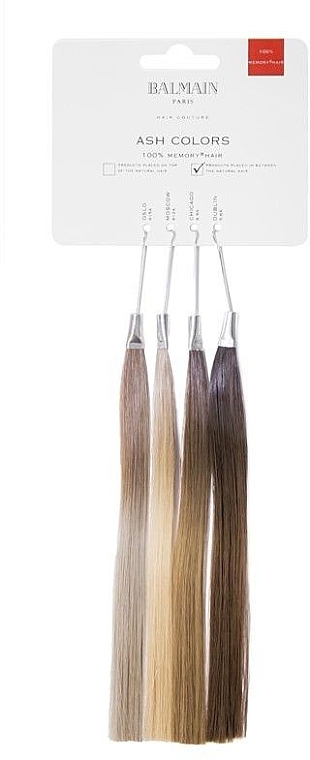 Hair Extensions - Balmain Paris Colouring Ready-to-Wear Memory Hair Ash Colours — photo N1