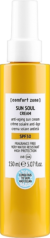 Sunscreen - Comfort Zone Sun Soul Cream SPF30 — photo N3