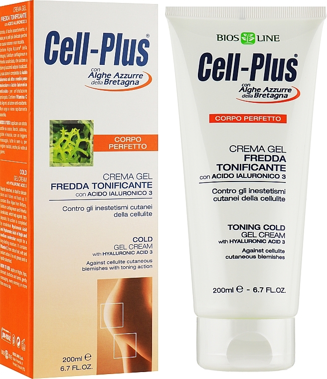 Cooling Anti-Cellulite Cream Gel - BiosLine Cell-Plus Gel Cream — photo N2