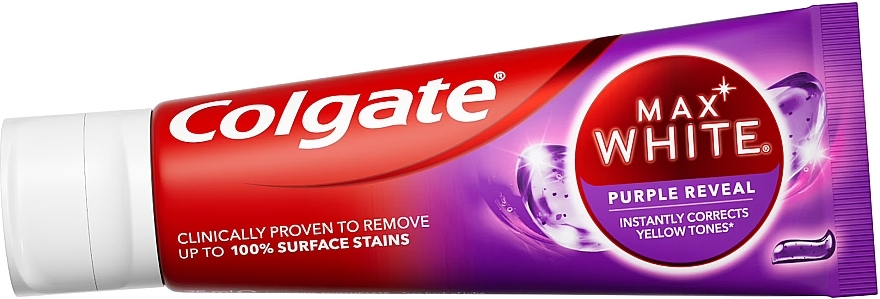 Refreshing Toothpaste - Colgate Max White Purple Reveal Toothpaste — photo N2