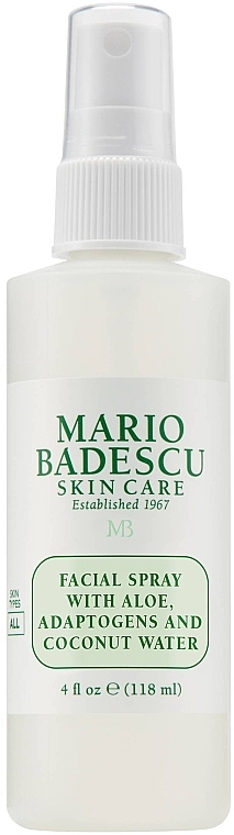 Facial Spray with Aloe, Adaptogens & Coconut Water - Mario Badescu Facial Spray With Aloe Adaptogens And Coconut Water — photo N12