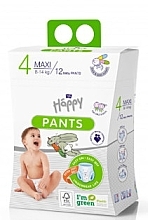 Fragrances, Perfumes, Cosmetics Maxi Baby Diapers-Panties 8-14 kg, size 4, 12 pcs. - Bella Baby Happy Pants