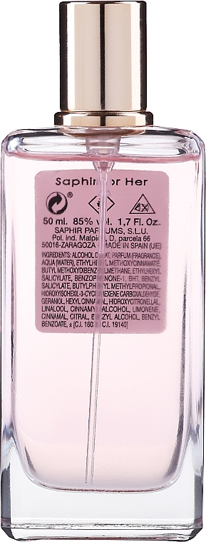 Saphir Parfums For Her - Eau de Parfum — photo N4