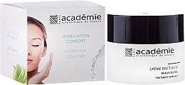 Fragrances, Perfumes, Cosmetics Nourishing Moisturizin Cream "Hydration Comfort" - Academie Visage Rich Cream