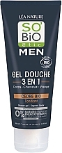Organic Cedar Shower Gel & Shampoo 3in1 - So'Bio Etic Men Shower Gel Organic Cedar — photo N8