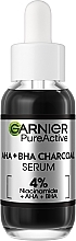 Fragrances, Perfumes, Cosmetics Anti-Blemish Serum with 4% Niacinamide + AHA + BHA - Garnier Pure Active