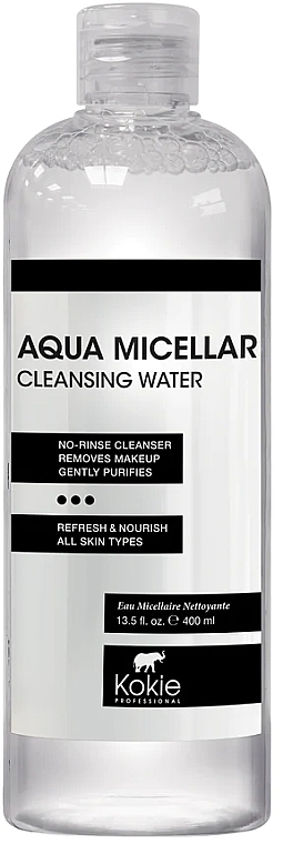 Micellar Water - Kokie Professional Aqua Micellar Cleansing Water — photo N1