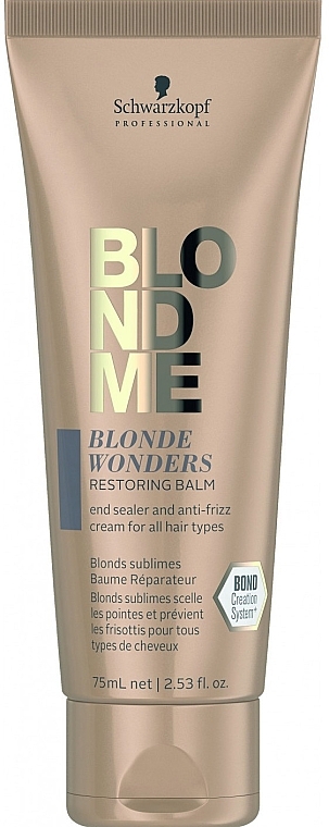 Restoring Hair Balm - Schwarzkopf Professional Blondme Blond Wonders — photo N1